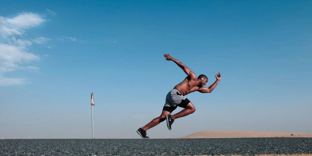 guy running